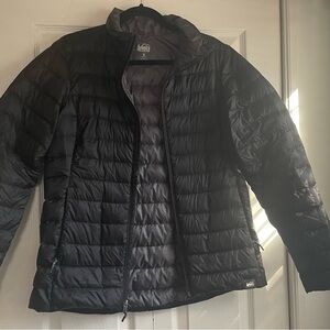 REI Black Puffer Jacket